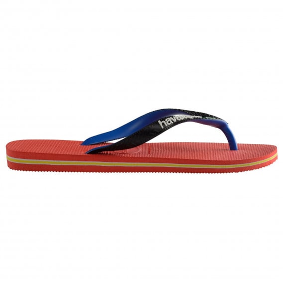Flip-flops με το εμπορικό σήμα και τις χρωματικές πινελιές, κόκκινο Havaianas 250341 4