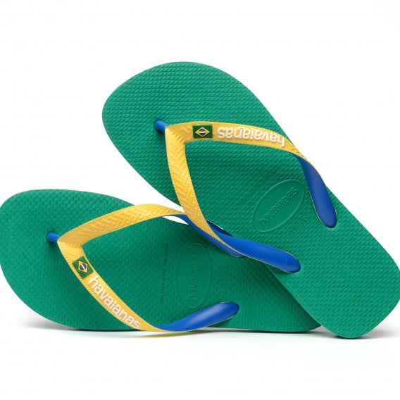 Flip-flops με το εμπορικό σήμα και τις χρωματικές πινελιές, πράσινο Havaianas 250344 3