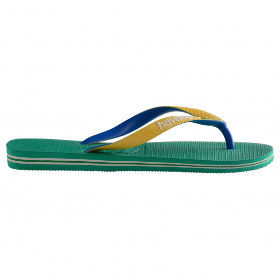 Flip-flops με το εμπορικό σήμα και τις χρωματικές πινελιές, πράσινο Havaianas 250345 4