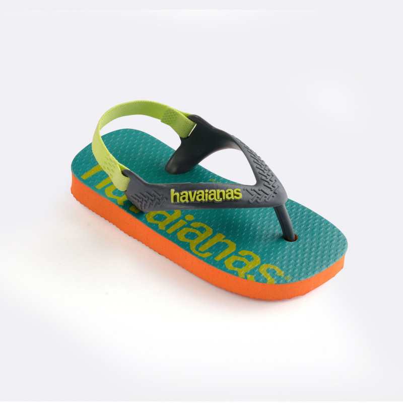 Flip-flops με το εμπορικό σήμα και τις χρωματικές πινελιές, πολύχρωμα  250366