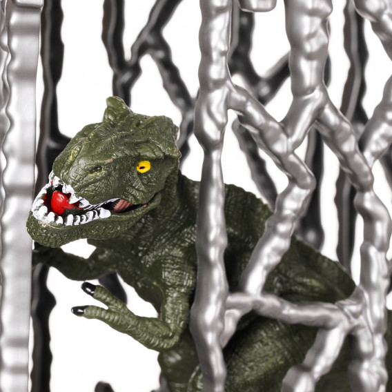 Δεινόσαυρος σε ένα κλουβί - πράσινο Toi-Toys 250612 2