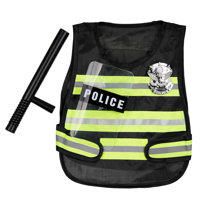 Γιλέκο αστυνομικού με ασπίδα και ραβδί  250835
