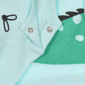 Βαμβακερό πουκάμισο με μακριά μανίκια Boboli, πράσινο μέντα Boboli 250973 3