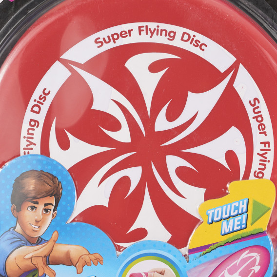 Εύκαμπτο frisbee κόκκινο 17 cm Toi-Toys 251182 2