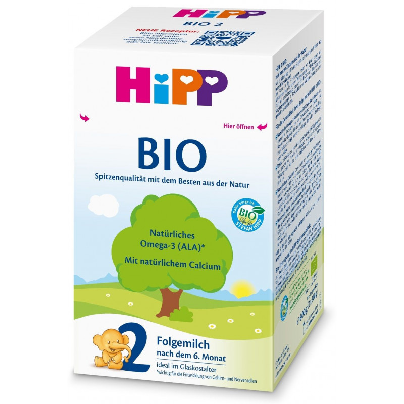 600 γρ. Βιολογικό μεταβατικό γάλα Hipp BIO 2 για βρέφος 6+ μηνών  251188