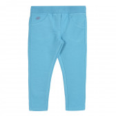 Βαμβακερό παντελόνι με κορδόνι για κορίτσια, μπλε Boboli 251232 