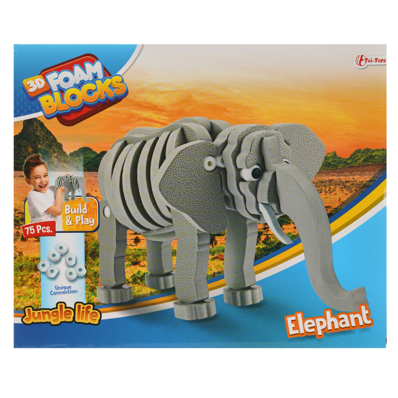 3D παζλ, ελέφαντας  251288