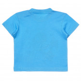 Βαμβακερό μπλουζάκι Chicco σε μπλε χρώμα με στάμπα δεινοσαύρου για μωρό Chicco 251386 4