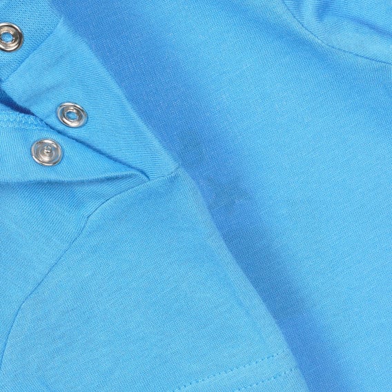 Βαμβακερό μπλουζάκι Chicco σε μπλε χρώμα με στάμπα δεινοσαύρου για μωρό Chicco 251387 3