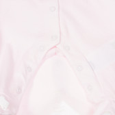 Βαμβακερή βρεφική φόρμα Chicco σε ροζ χρώμα με στάμπα λαγουδάκι Chicco 251434 3