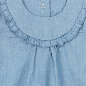Τζιν βαμβακερό φόρεμα Chicco σε μπλε χρώμα Chicco 251694 2