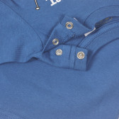 Βαμβακερό βρεφικό μπλουζάκι Chicco σε μπλε χρώμα με στάμπα  Chicco 251764 3