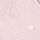 Chicco ροζ βαμβακερό σορτς με απλικέ καρδιά Chicco 252241 2
