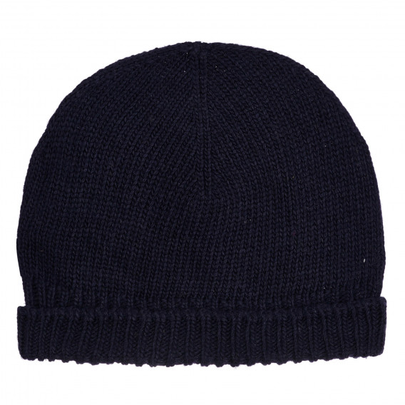Πλεκτό καπέλο με στρίφωμα, σκούρο μπλε Chicco 254199 3