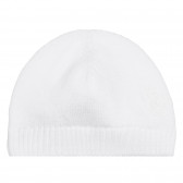 Βαμβακερό καπέλο με εφαρμογή Για να είναι για μωρό, λευκό Chicco 254218 