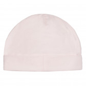 Βαμβακερό καπέλο με στρίφωμα για μωρό, ανοιχτό ροζ Chicco 254223 3