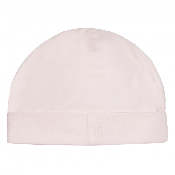 Βαμβακερό καπέλο με στρίφωμα για μωρό, ανοιχτό ροζ Chicco 254223 3
