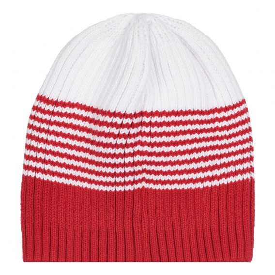 Βαμβακερό καπέλο σε λευκές και κόκκινες ρίγες Chicco 254227 