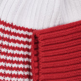 Βαμβακερό καπέλο σε λευκές και κόκκινες ρίγες Chicco 254229 3