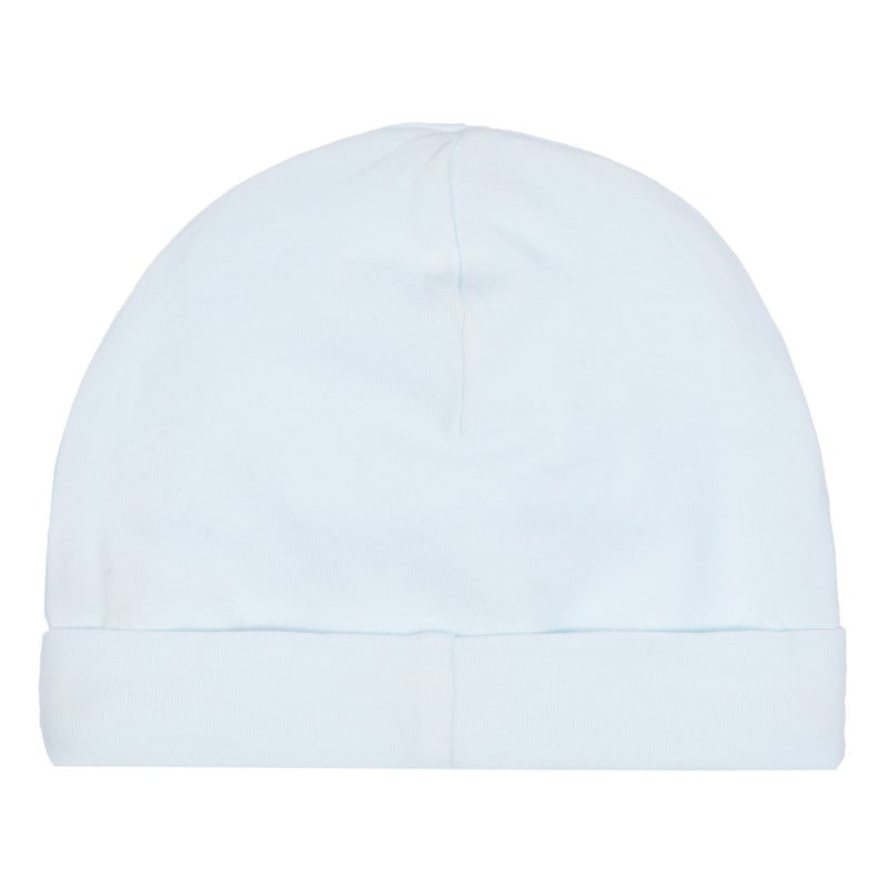 Βαμβακερό καπέλο με στρίφωμα για μωρό, γαλάζιο  254456