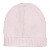 Βαμβακερό πλεκτό καπέλο με στρίφωμα για μωρό, ανοιχτό ροζ Chicco 254701 3