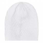 Πλεκτό παιδικό καπέλο, λευκό Chicco 254716 3