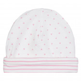 Βαμβακερό καπέλο με φιγούρα για μωρό, σε λευκό χρώμα Chicco 254751 3