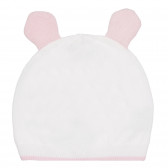 Βαμβακερό καπέλο με απλικέ γατάκι, λευκό Chicco 254767 3