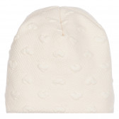 Καπέλο με εκτύπωση καρδιών για μωρό, μπεζ Chicco 254777 