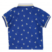 Σετ βαμβακερό μπλουζάκι και βρεφικό σορτσάκι σε μπλε και λευκό χρώμα Chicco 255050 5