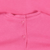 Βαμβακερό βρεφικό μπλουζάκι Chicco σε ροζ χρώμα με επιγραφή  Chicco 255237 3