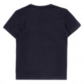 Βαμβακερό Τ-shirt Chicco navy blue με στάμπα Chicco 255252 4