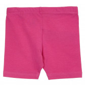 Βαμβακερό σετ χιτώνας και κοντό κολάν για μωρό σε λευκό και ροζ χρώμα Chicco 255356 7