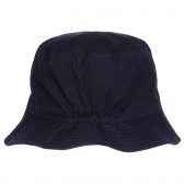 Βαμβακερό καπέλο με απλικέ λουλούδι, σκούρο μπλε Chicco 255409 3