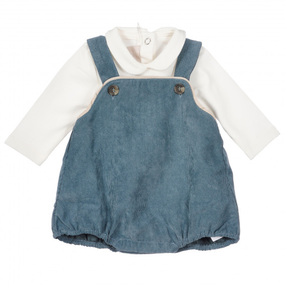 Βαμβακερό σετ φορμάκι και φόρμες για ένα μωρό Chicco 255643 