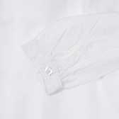 Chicco λευκό βρεφικό βαμβακερό πουκάμισο με κουμπιά  Chicco 255663 2