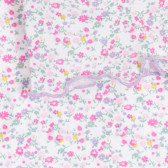 Βαμβακερές πιτζάμες Chicco "HELLO GIRL" σε μωβ και λευκό χρώμα για μωρό Chicco 255777 4