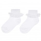 Κάλτσες με δαντέλα, σε λευκό χρώμα Chicco 255884 