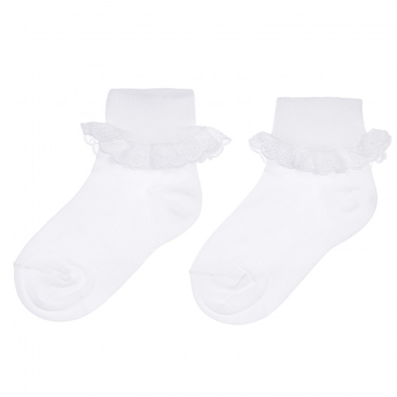 Κάλτσες με δαντέλα, σε λευκό χρώμα Chicco 255884 
