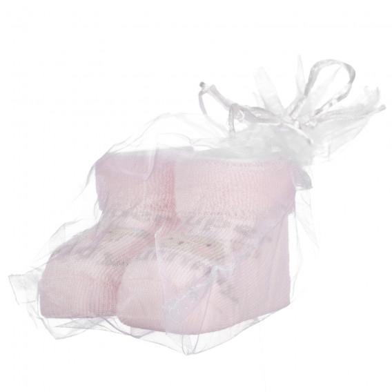 Πλεκτές κάλτσες DADDY για μωρό ροζ Chicco 255893 