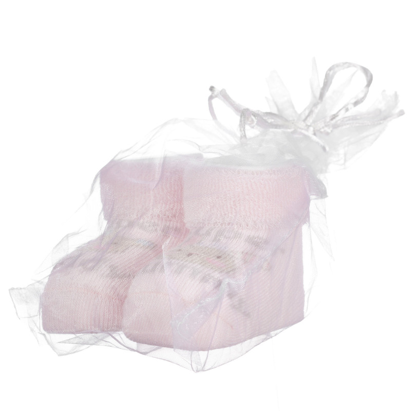 Πλεκτές κάλτσες DADDY για μωρό ροζ  255893
