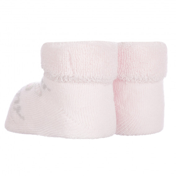 Πλεκτές κάλτσες DADDY για μωρό ροζ Chicco 255895 3