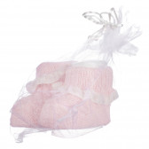 Πλεκτές κάλτσες μωρού, σε ροζ χρώμα Chicco 255908 