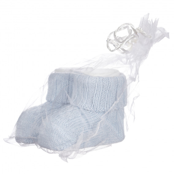 Πλεκτές κάλτσες για μωρά, μπλε Chicco 255914 