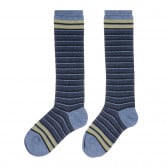 Βαμβακερές ριγέ κάλτσες με μήκος 3/4, μπλε Chicco 255920 