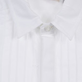 Βαμβακερό σετ πουκάμισο και βρεφικό παντελόνι, λευκό Chicco 256062 3