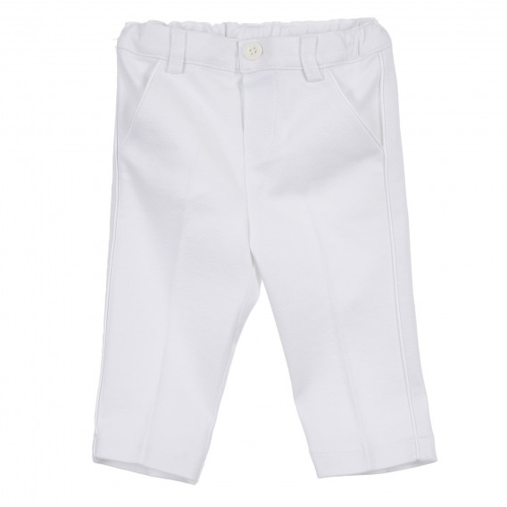 Βαμβακερό σετ πουκάμισο και βρεφικό παντελόνι, λευκό Chicco 256065 6