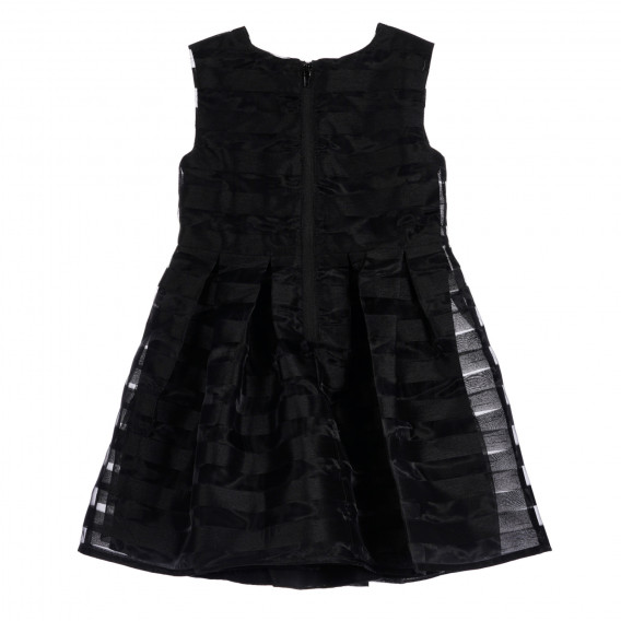 Βαμβακερό φόρεμα για μωρό, μαύρο Chicco 256092 4