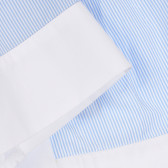 Βαμβακερή ριγέ φούστα με κορδέλα σε λευκό και μπλε χρώμα Chicco 256254 2