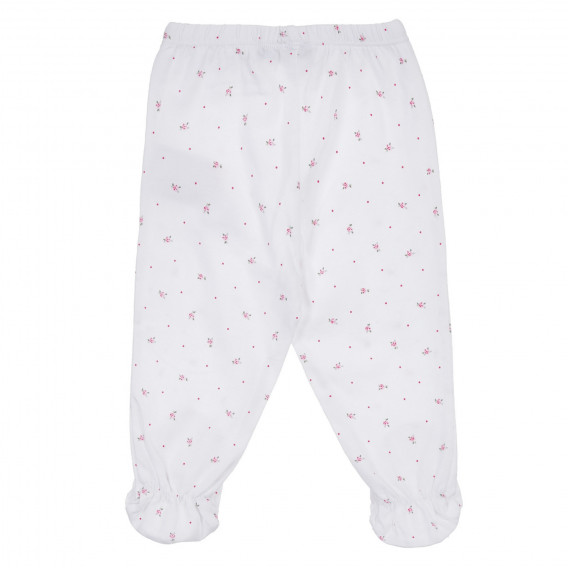 Βαμβακερό σετ μπλούζα και μποτάκια για μωρό σε ροζ και λευκό Chicco 256281 7